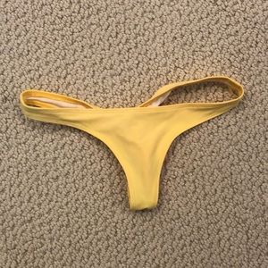 Coulbourne yellow bikini bottoms